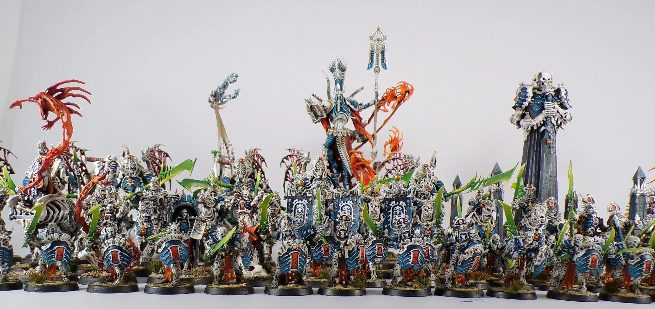 Warhammer Age of Sigmar - Ossiarch Bonereapers raised from the